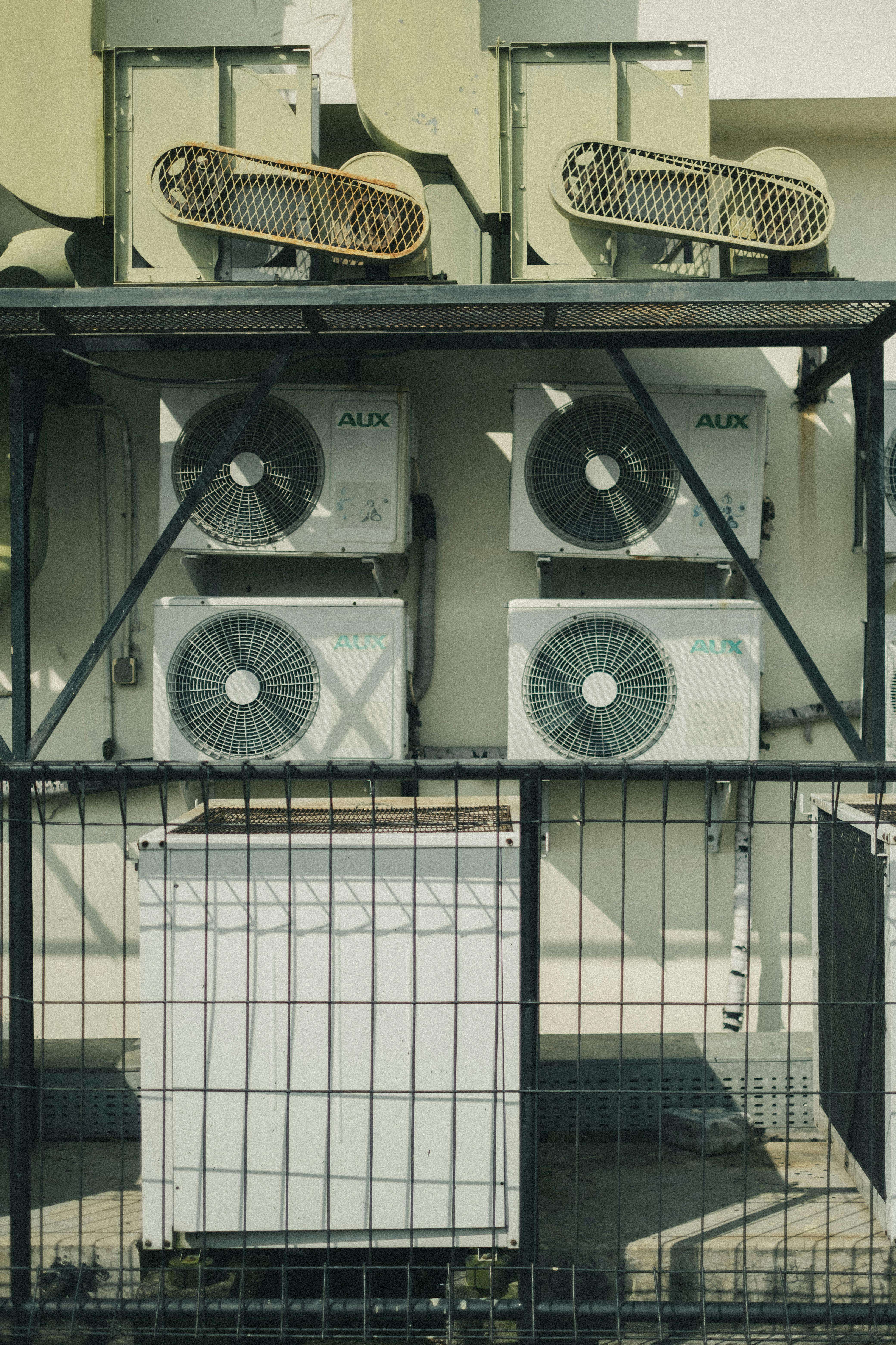 Clean HVAC units after professional service